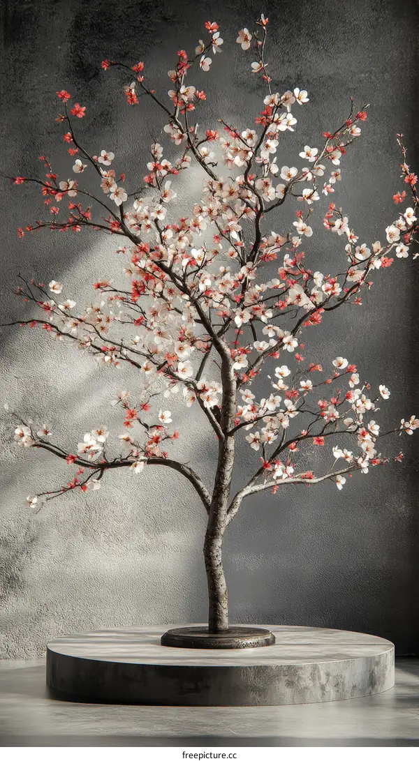 Beautiful Cherry Blossom Tree on Display Stand