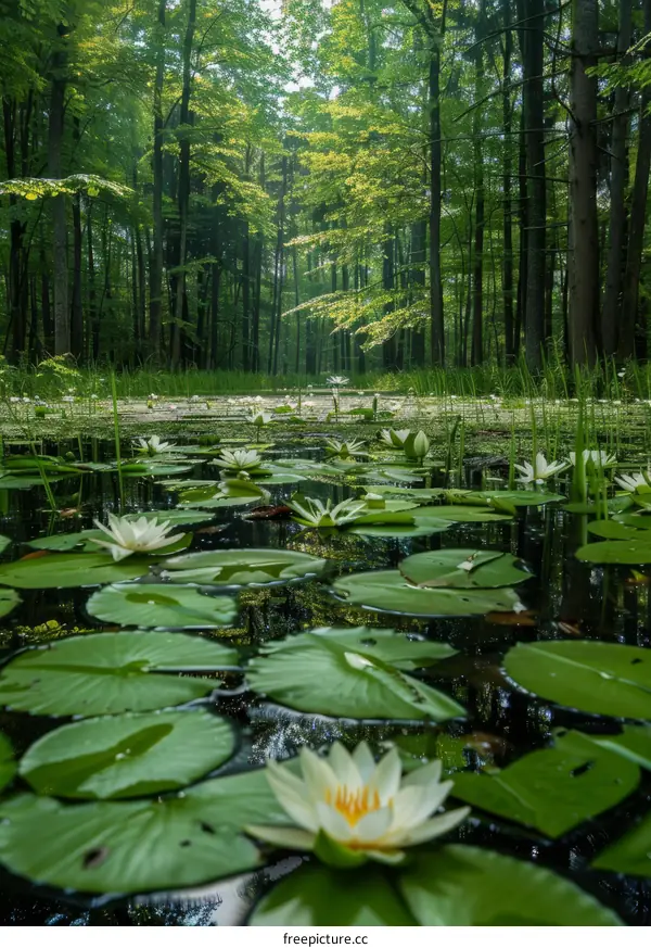 Mystical Forest Pond
