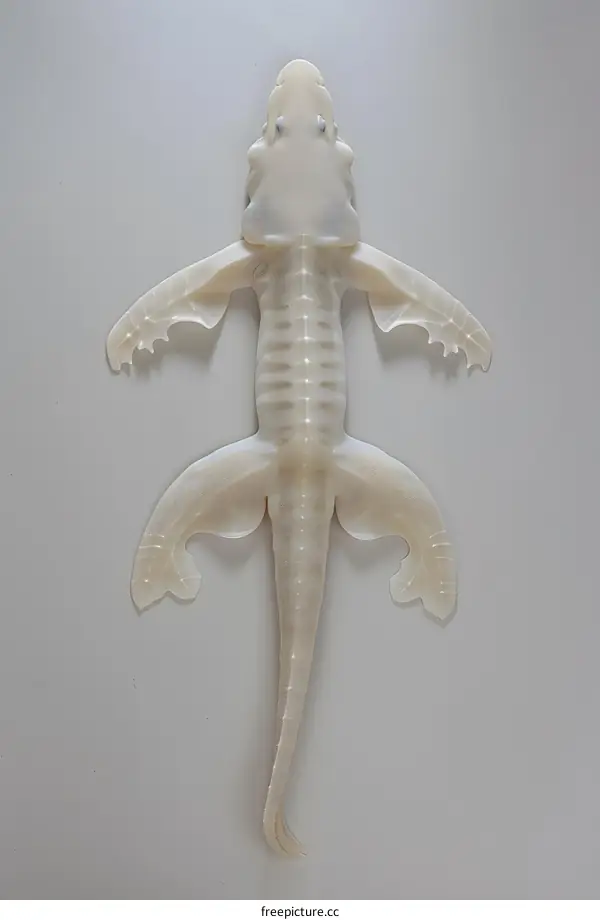 3D printed gecko skeleton