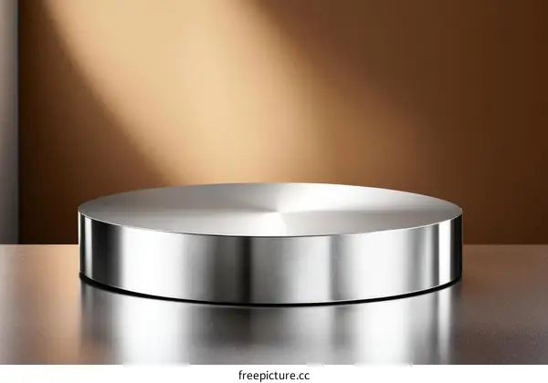 Modern Minimalist Silver Display Stand