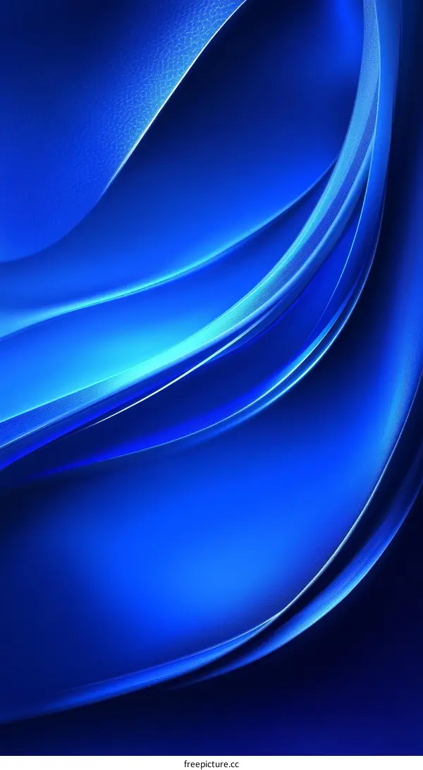 Abstract Blue Wave Background Design