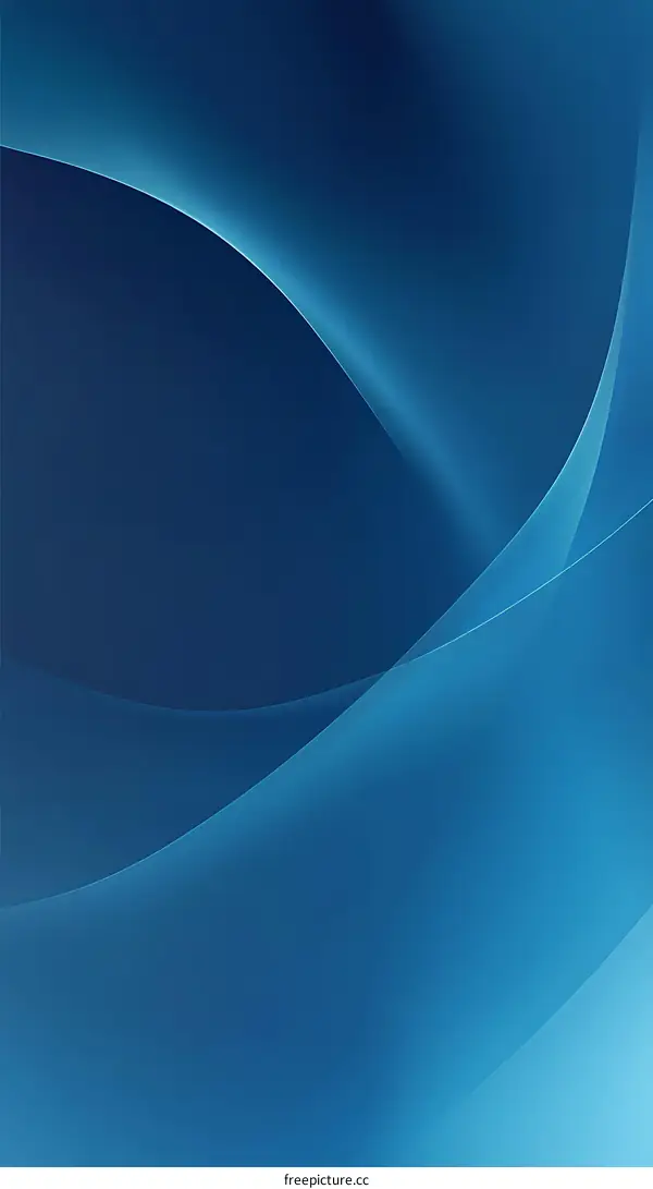 Abstract Blue Swirl Background