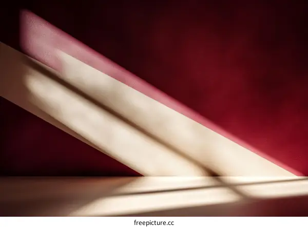 Abstract Geometric Wall Texture with Shadow Play