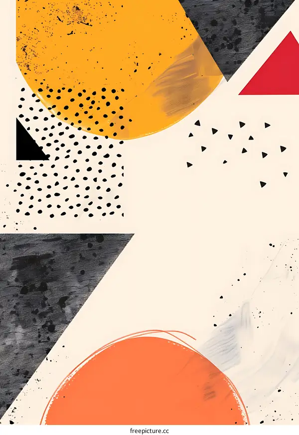 Abstract Geometric Shapes and Colors