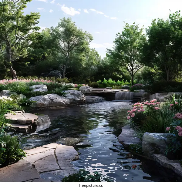 Serene Chinese Garden Landscape