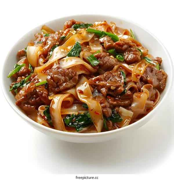 Beef chow fun