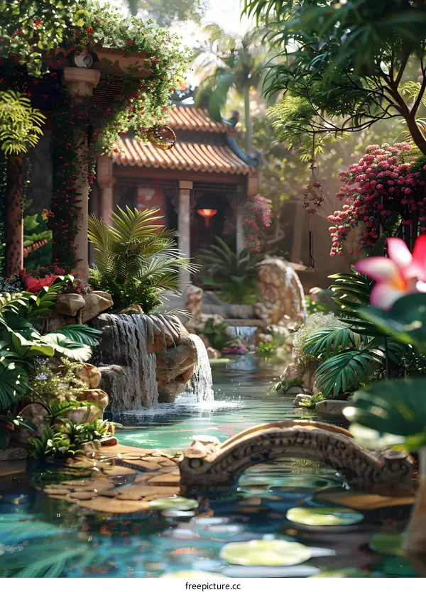 A beautiful Jiangnan garden