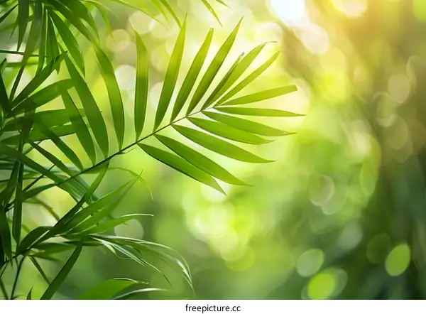 Green Leaf in the Sunlight