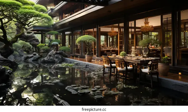 The beauty of a Zen garden