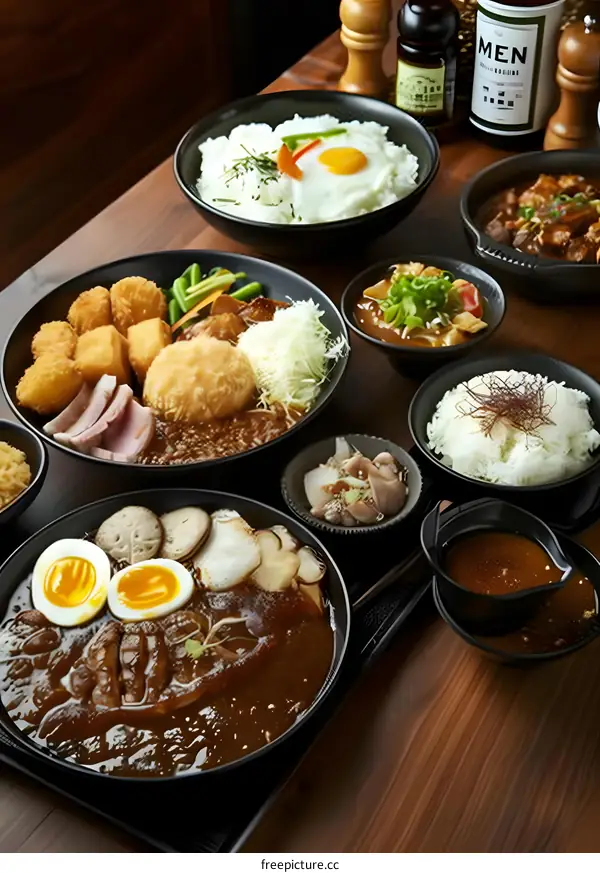 Delicious Japanese Curry Rice Feast