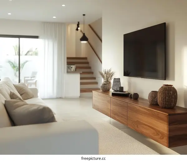 Modern Minimalist Living Room Interior Design