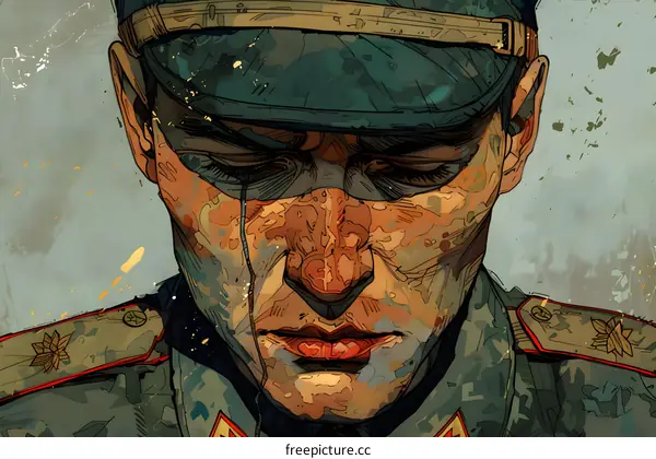 Portrait of a soldier