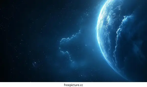 Cosmic Planet in Deep Space