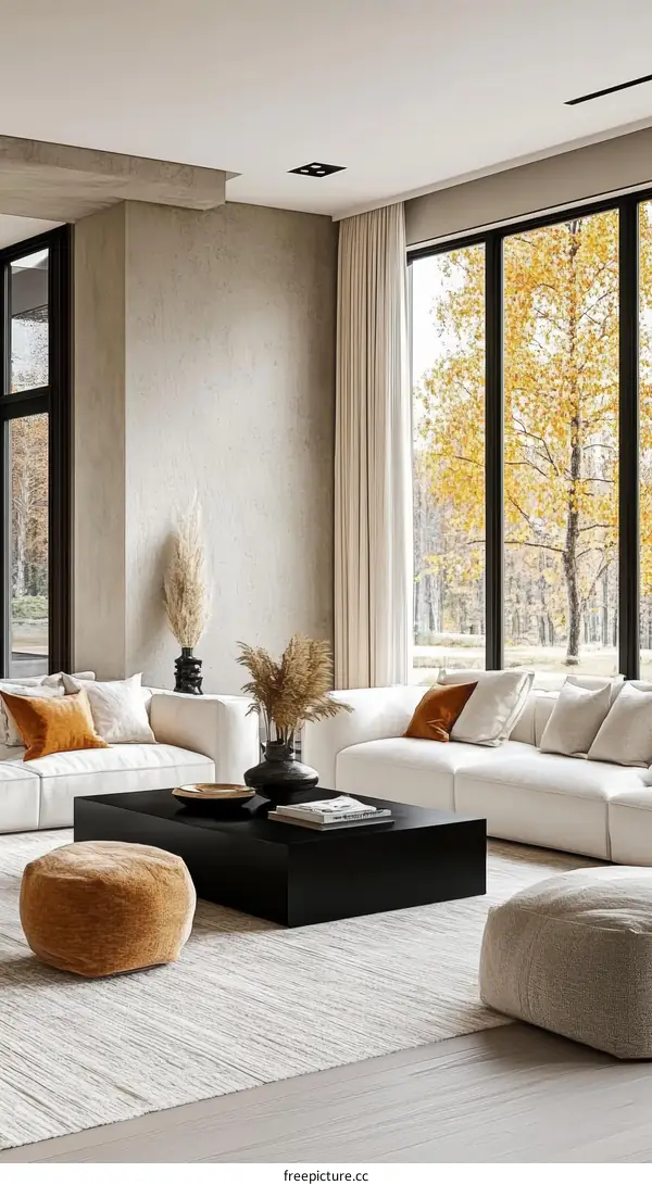 Modern Minimalist Living Room Interior Design