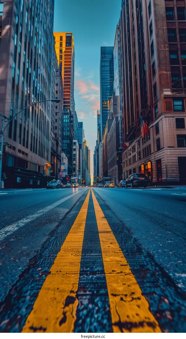 Gazing Up At the City's Towering Skyscrapers
