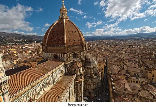 Florence Cathedral and Cityscape Panorama