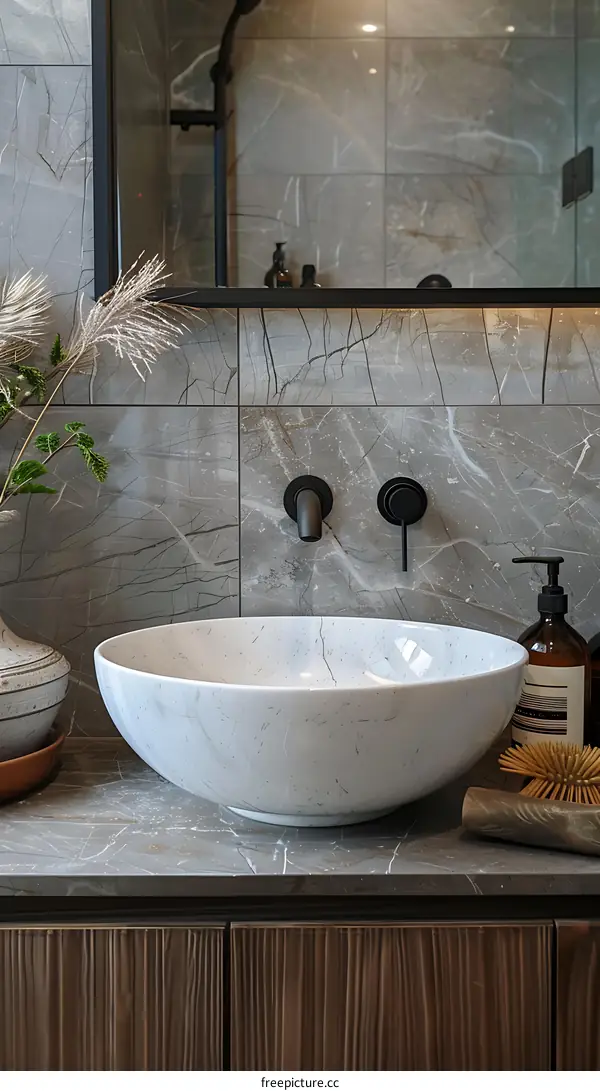 Scandinavian bathroom design