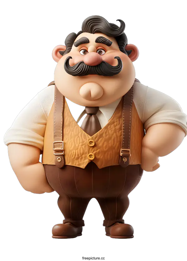 [Transparent Background PNG]3d cartoon character