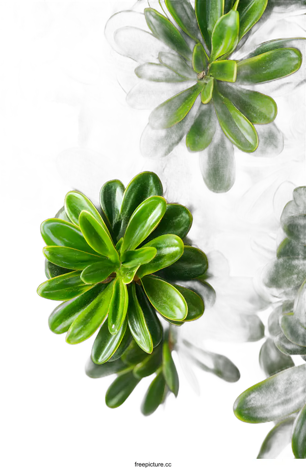 [Transparent Background PNG]Close Up Green Leaves of a Plant