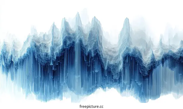 Abstract Glacial Landscape Design