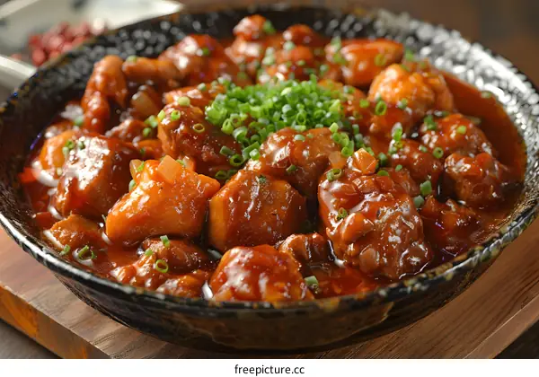 A plate of delicious food