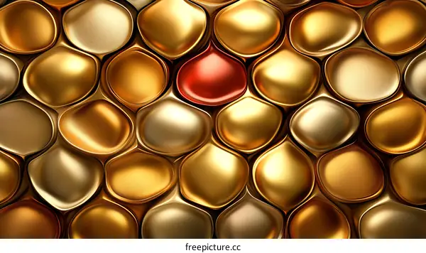 Abstract Metallic Geometric Texture Pattern Design