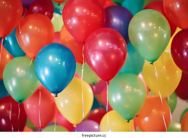 Colorful Balloons Background