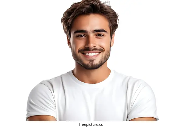 Close-up Portrait of a Smiling Man