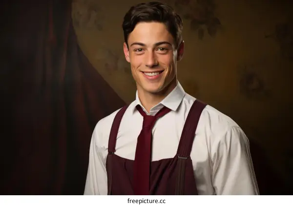 Portrait of a Young Man in a Vest