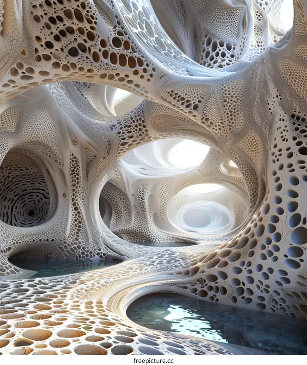 Futuristic Organic Architecture Interior Design