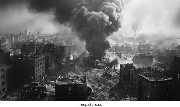 Hiroshima Ruins: Devastation After the Atomic Bomb