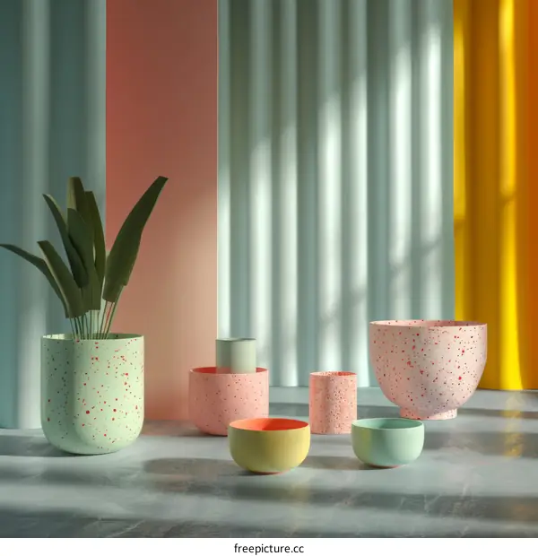 Ceramic Vases and Bowls for Modern Interior Design