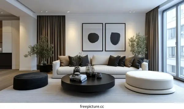 Modern Stylish Living Room Interior Design