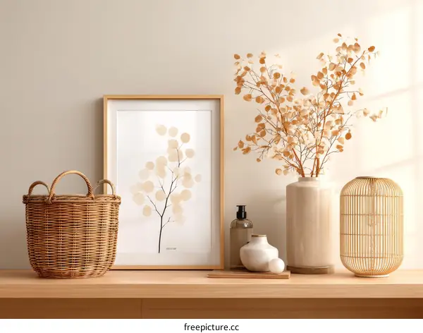 Bohemian Style Home Decor Arrangement