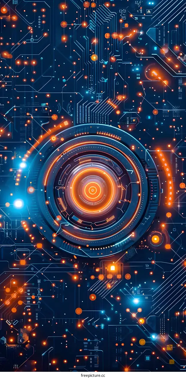 futuristic technology background