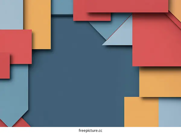 Abstract Geometric Shapes Background Design