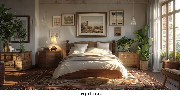 Bedroom Interior with Modern and Cozy Design