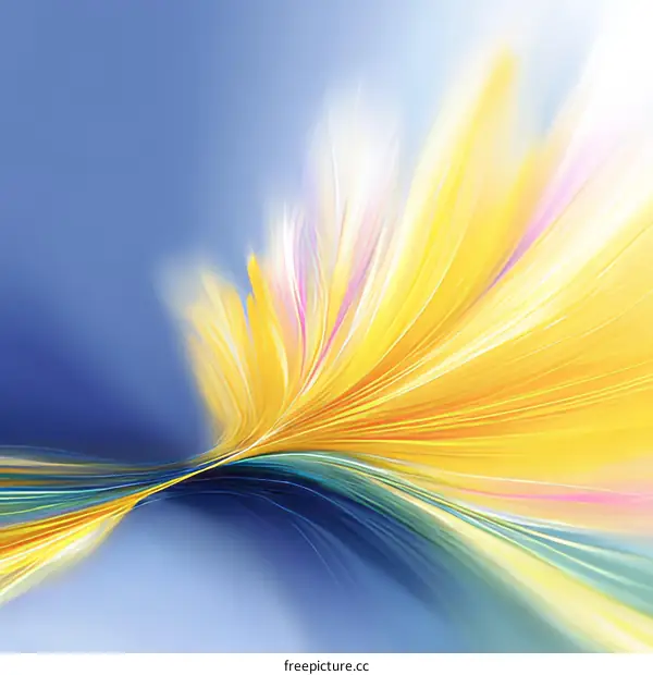Abstract Colorful Flowing Lines Background Design