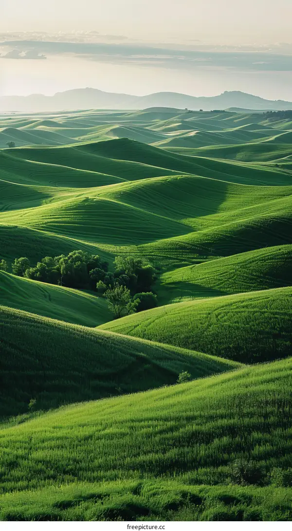 Picturesque Rolling Hills of Tuscany's Countryside, Italy