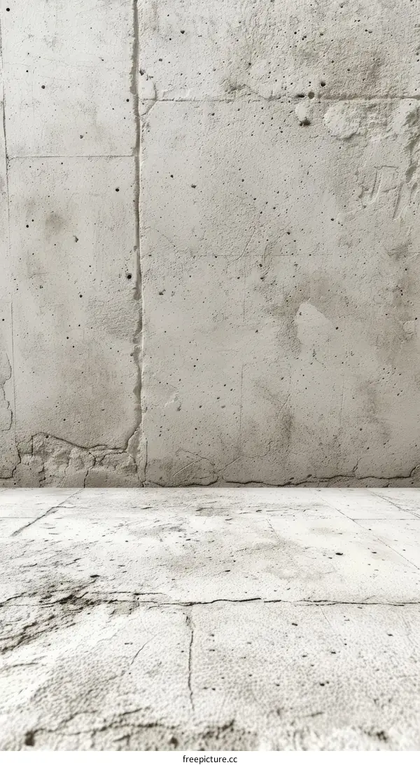 Grunge concrete wall and floor texture background