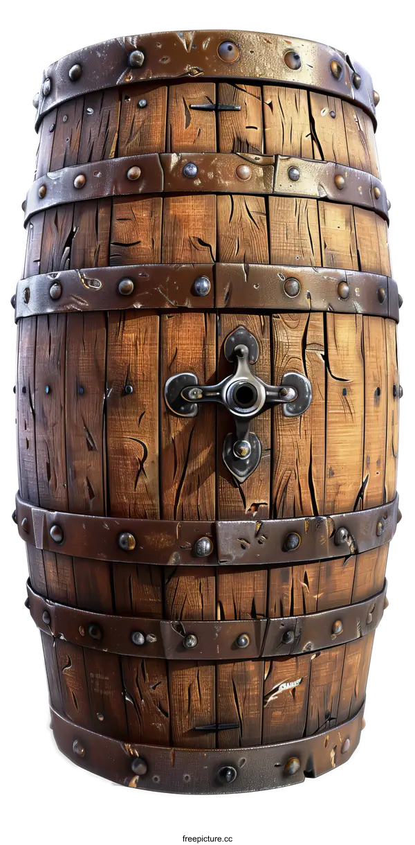 [Transparent Background PNG]wooden barrel