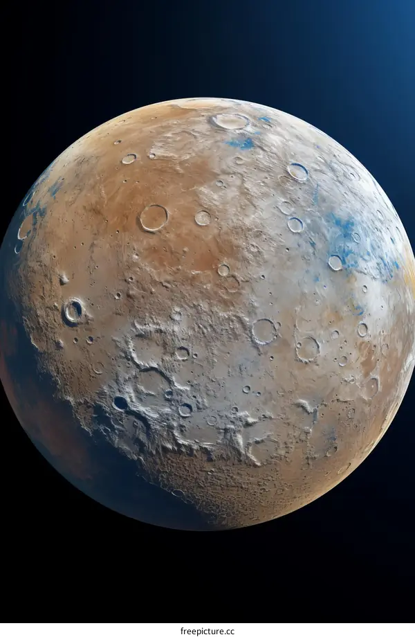 A Detailed View of the Surface of Mars