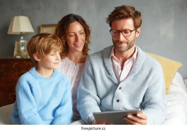 Family enjoying a moment together