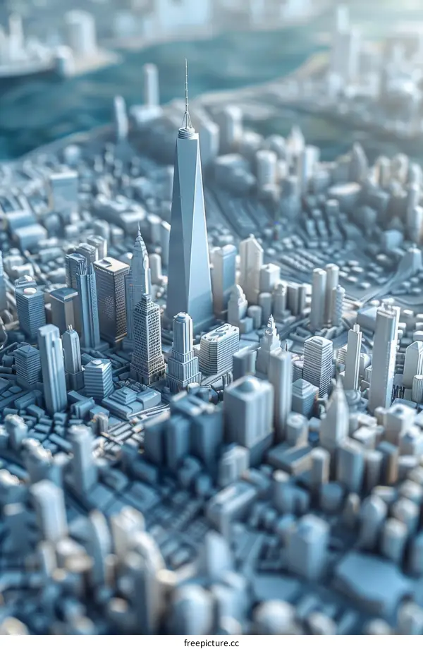 New York City Miniature Model