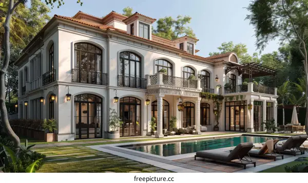 Luxury Villa with Pool and Garden