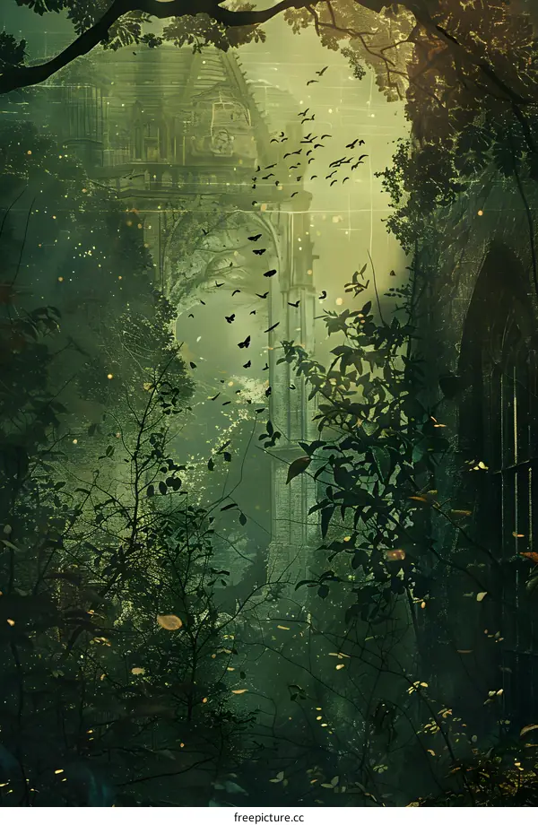 Forgotten Ruins Overgrown by Nature