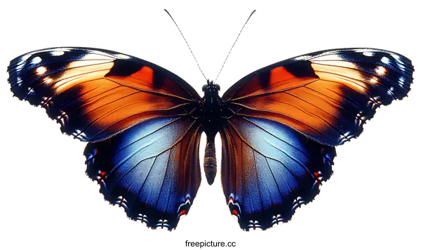 [Transparent Background PNG]Beautiful Butterfly Wings in Close-up Photography
