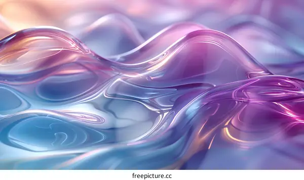 abstract pink purple blue waves background