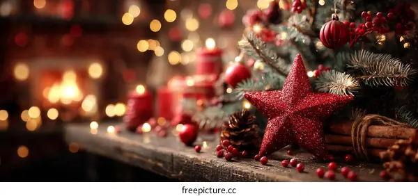 Christmas Decorations Festive Background