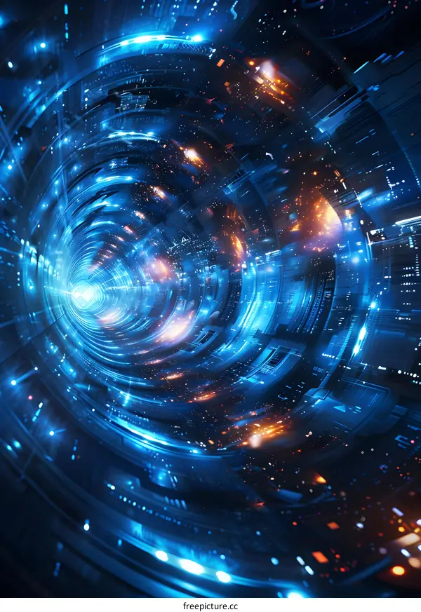 Abstract Digital Tunnel